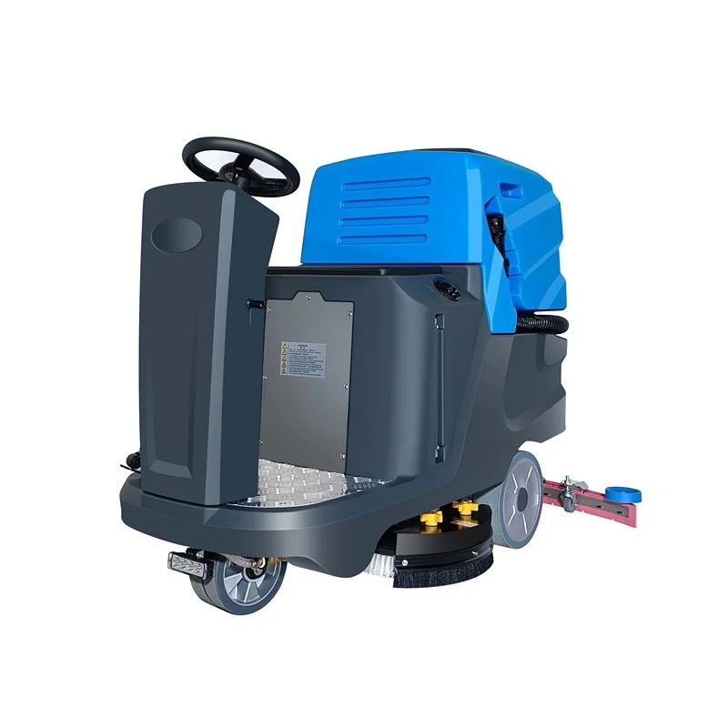 Ride-on floor scrubber RJ-X70A factory workshop property floor cleaning machine floor scrubbing and sweeping and suctioning