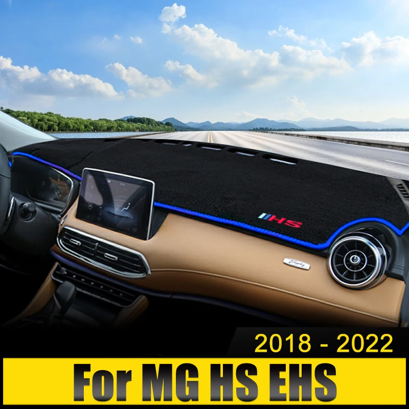 For MG HS EHS PHEV 2018 2019 2021 2022 2023 Car Dashboard Cover Avoid Light Pad Instrument Panel Mat Case Carpets Accessories