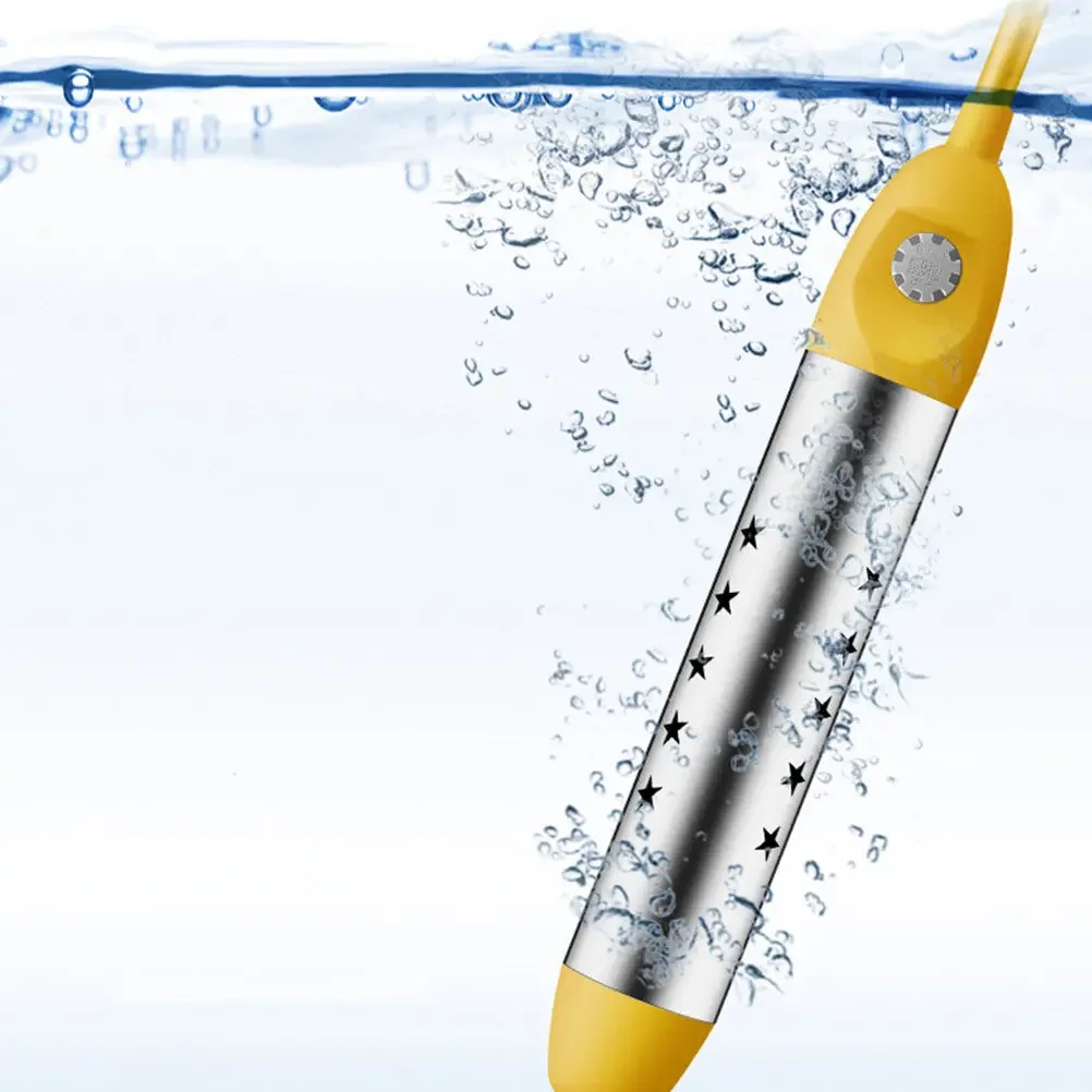 Immersion Water Heater Rod Automatic Power Off Fast Heating Submersible Heater for Bath Tub and Pool
