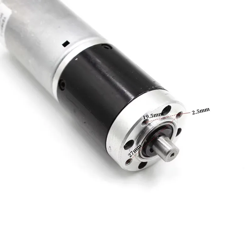 DC12V-24V CW CCW 8mm D-محور 36mm محرك تخفيض التروس الكوكبي