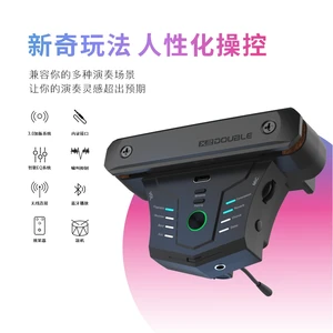 الغيتار الصوتي المزدوج Pickup G0 Pro ، ضغط الصدى اللاسلكي ، تأثيرات تأخير الجوقة ، موالف تسجيل حلقة الأسطوانة ، تطبيق EQ Bluetooth أعلى 8 بيك أب للغيتار مع تأثير - No8