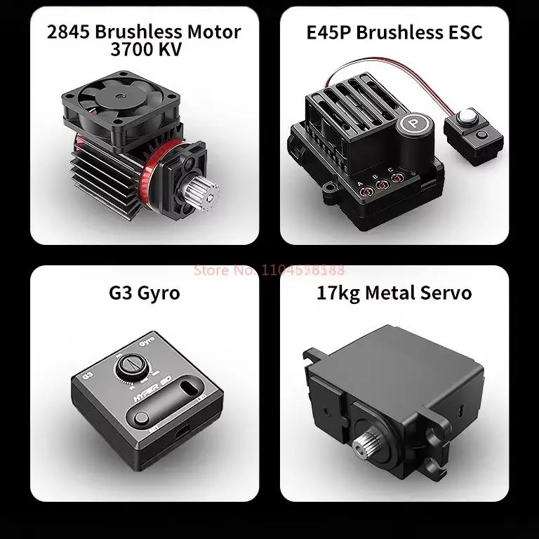 Mjx 14304 1/14ドリフトプルカーフラットランブラシレスシミュレーションRCモデル高速オフロードリモートコントロールカー男の子おもちゃギフト