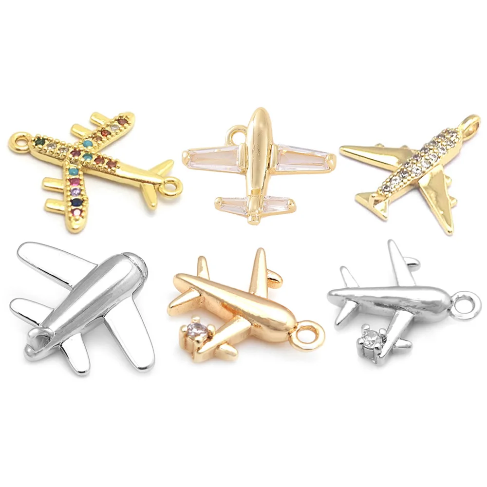 AliExpress Rosediy 18K Gold Color Airplane Bicycle Tower House Windmill Charms Pendants High Quality Jewelry Making Necklace Earrings Accessories