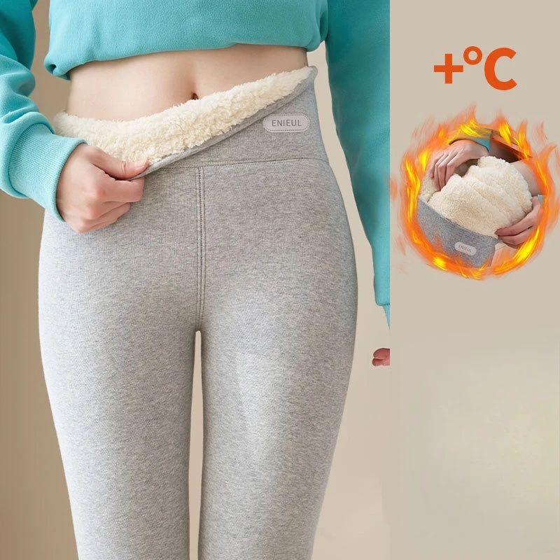 Women's Plush Cloud Fleece Thermal Leggings Heavyweight Winter Ready Fleece Lined High Waist Pants for Plus Size All Day Warmth