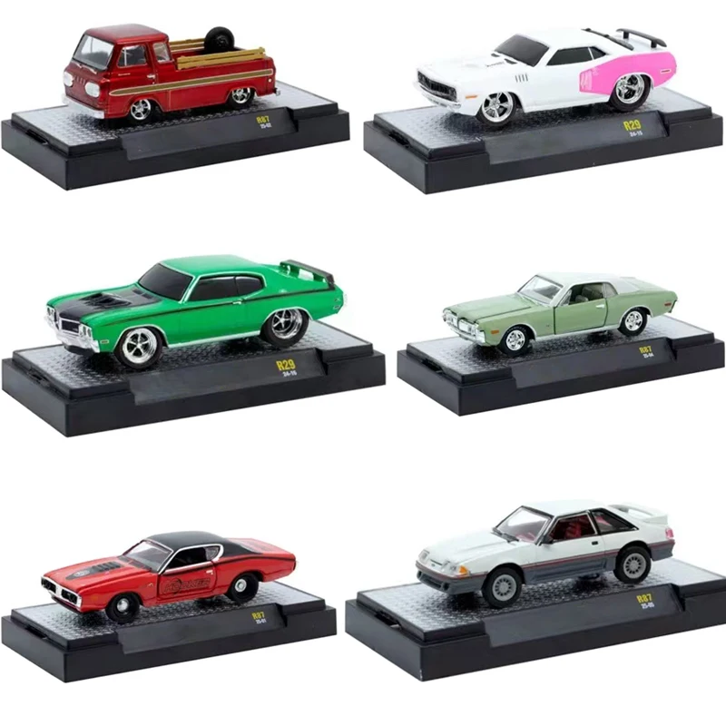 

Новые машины M2 1:64 1964 F-250 4x4, модель автомобиля из сплава, коллекция игрушек, защита доставки