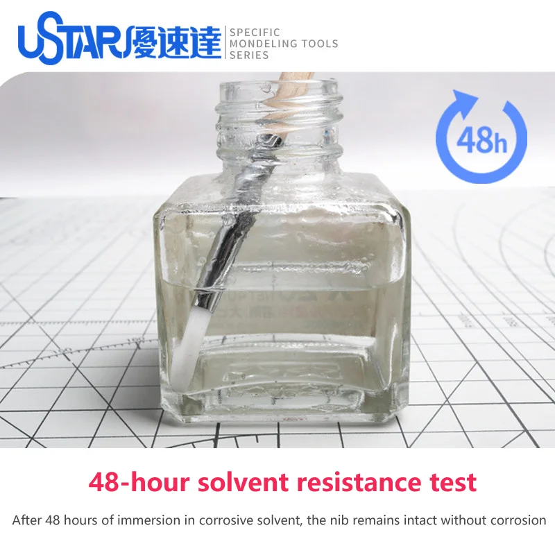 U-STAR UA-90920 Airbrush Cleaning Pen, Portable Paint Pigment Cleaner for Spray Pot Maintenance and Model Hobby Tool Care