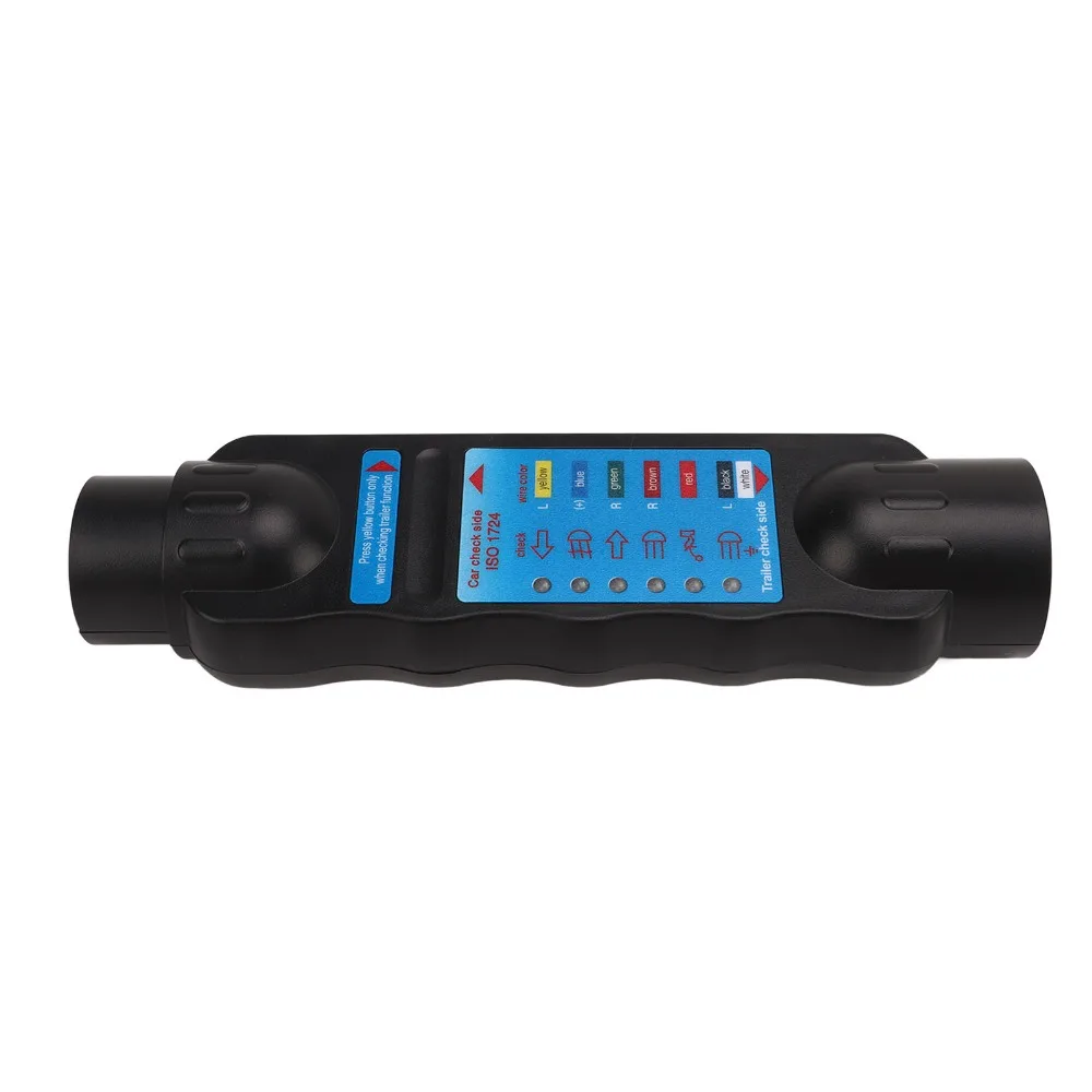 

Wiring Cable 12V Trailer Towing Lights Tester 7Pin Diagnostic Tool Trailer Socket Tester Wiring Circuit Tester Auto Trailers