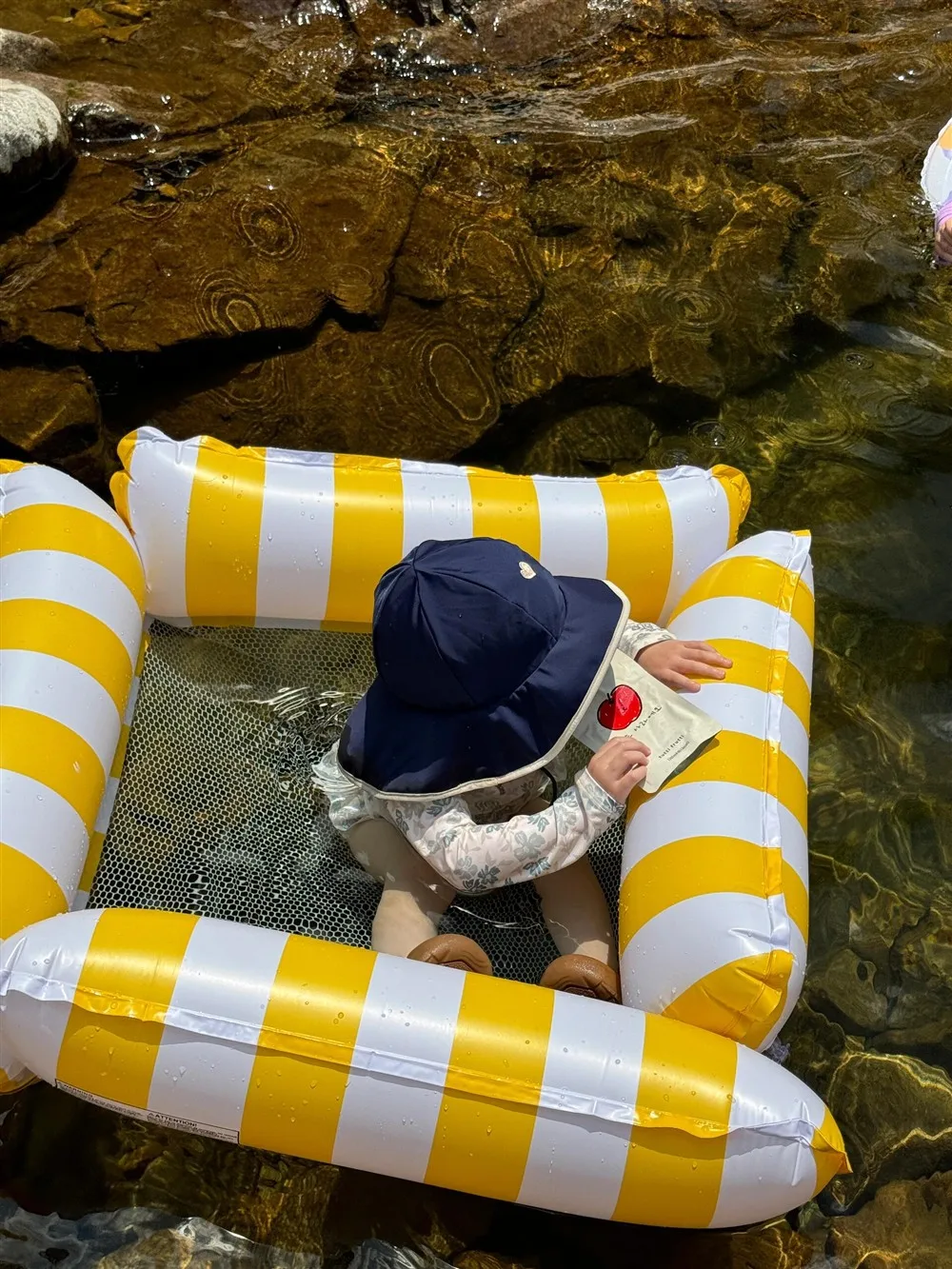 

Swimming ring floating bed Children's inflatable floating row recliner Water floating artifact Play water equipment