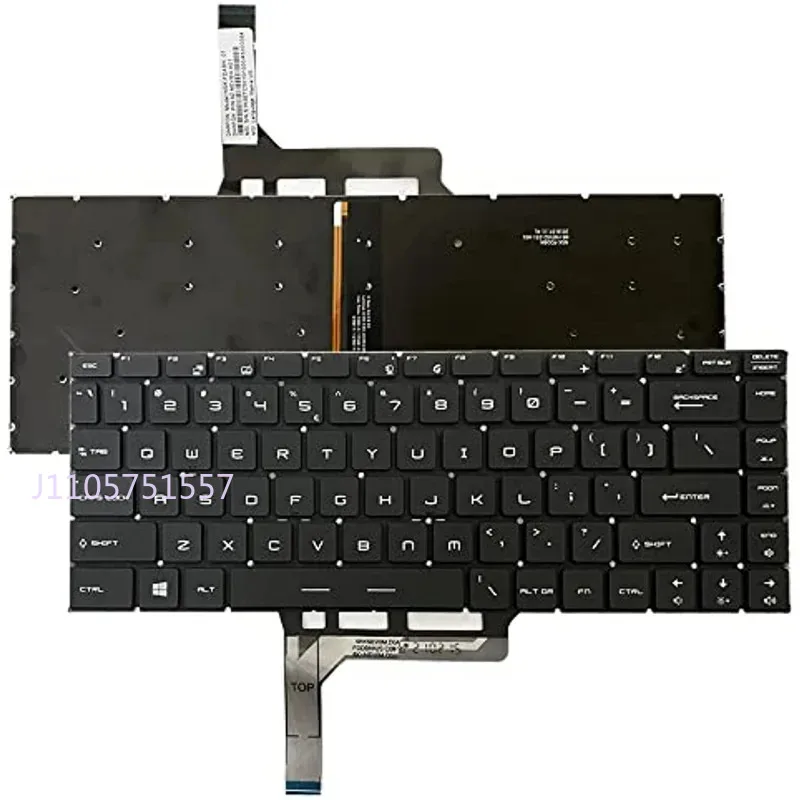Ss Keyboard Backlit US GS65 Stealth GS65VR-16Q1-16Q2 8SE 8SG 8SF Thin 8RE 8RF-FDABN_B00 P-180402-2