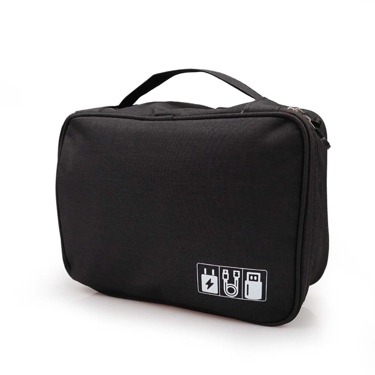 Portable Digital USB Gadget Organizer Charger Wires Cosmetic Zipper Storage Pouch Kit Case Accessories Supplies Travel Cable Bag