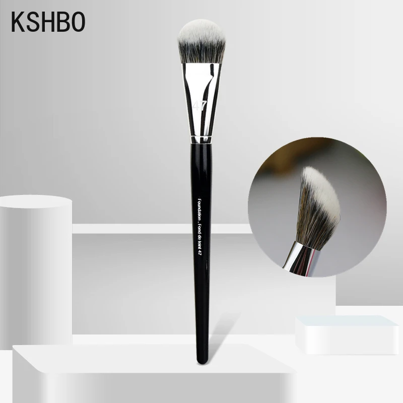 KSHBO New Arrivals  Foundation Brush 47 Broom Head Liquid Shadow Repairing Brushes Women Face Base Makeup Professional Beauty