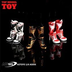 ASTOYS AS056 1/6 Female High-heeled Trend Boots Solid Shoes Model for 12'' Soldier Action Figure Body