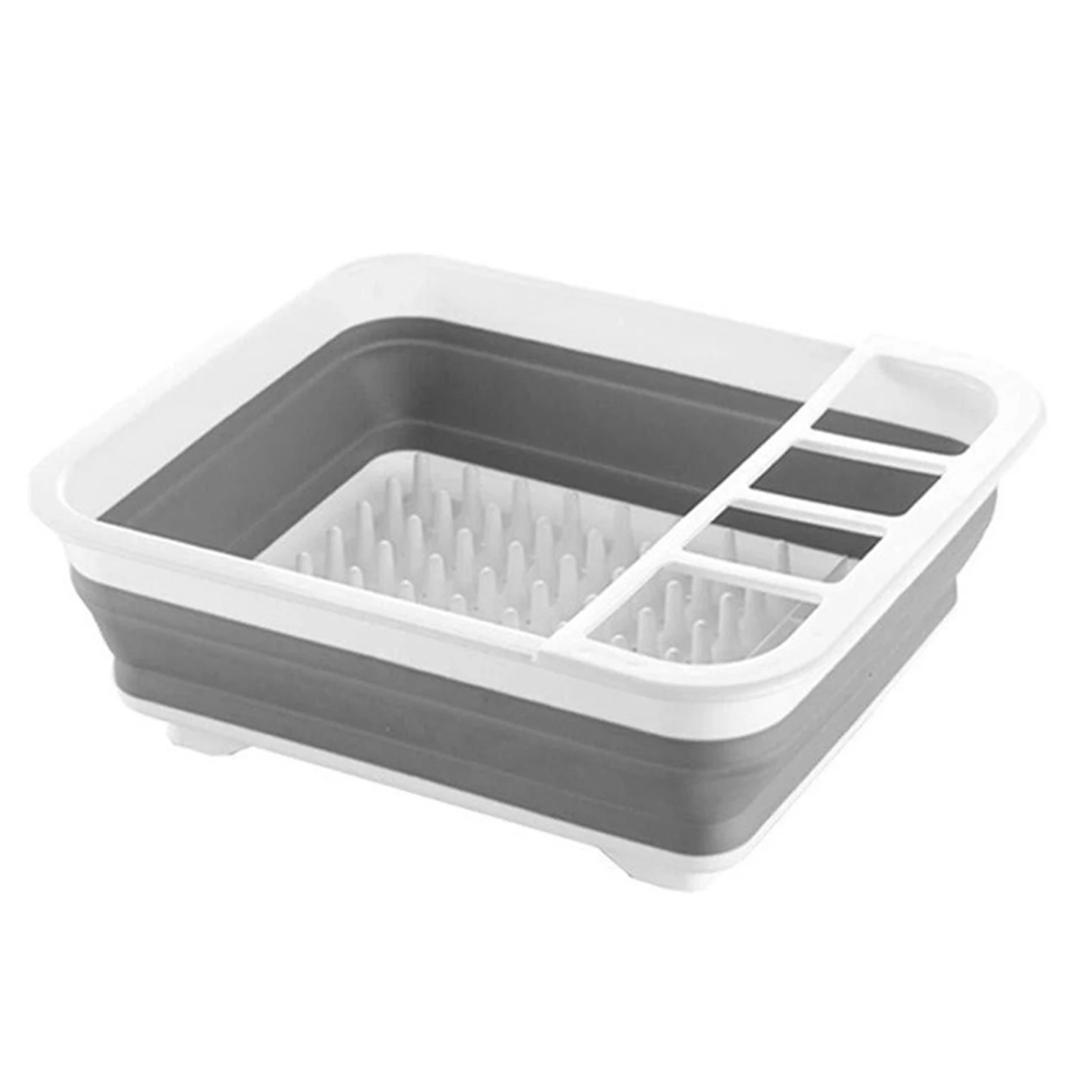 Portable Foldable Dish Rack Kitchen Drainer Tool Bowl Tableware Plate Storage Organizer Holder Drying Rack Dinnerware Organizer