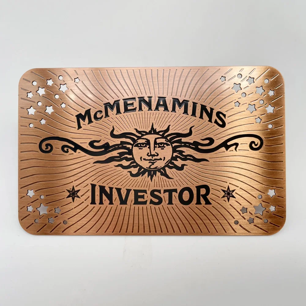 

Customized Rose Gold Luxury Metal Business Cards Stainless Steel Visiting Card for Laser Engraving