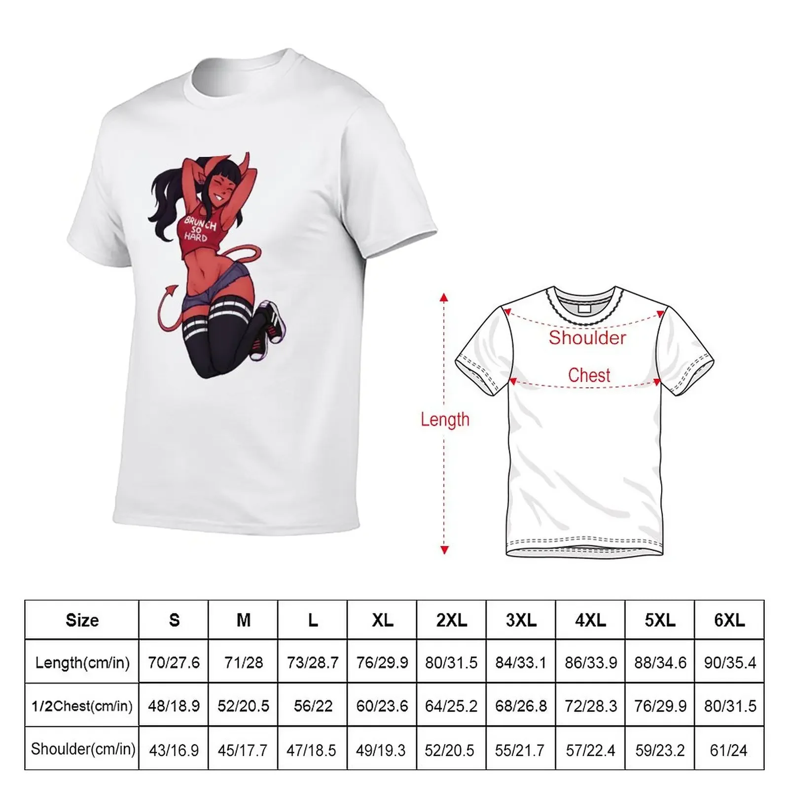 Meru The Succubus Sport Sexy Girl T-Shirt tops oversizeds tees summer tops mens plain t shirts