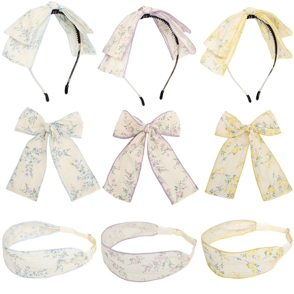 

Модные текстильные аксессуары с вышивкой и жаккардовым цветочным узором: широкие повязки для волос, мини-заколки для малышей, детские школьные аксессуары для волос, повязки на голову.