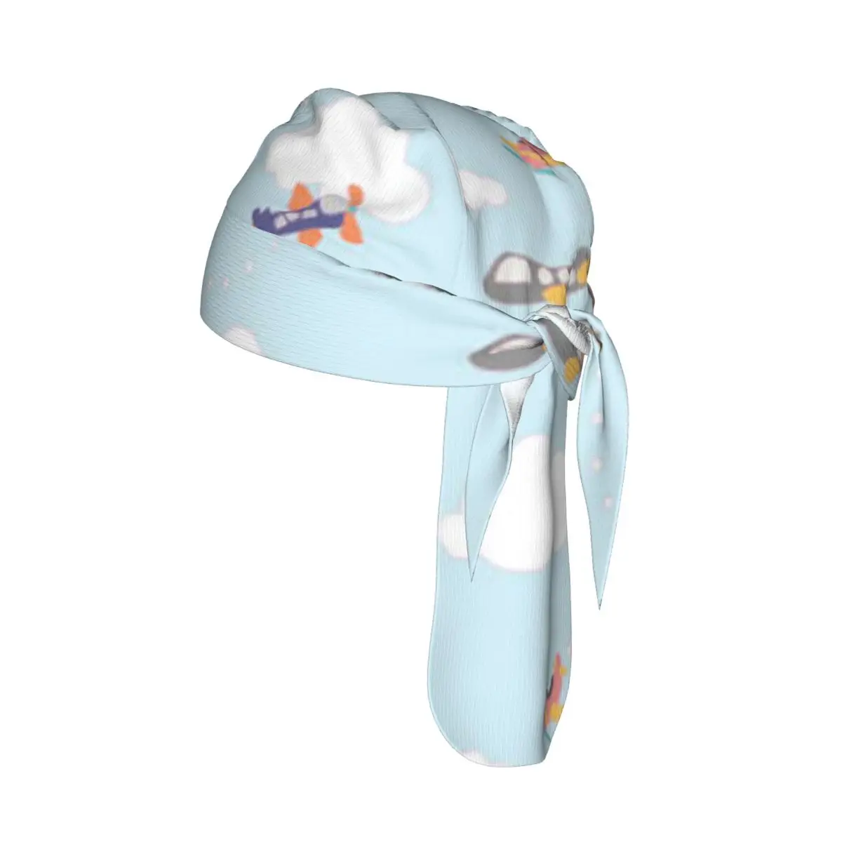 

Быстросохнущая шапка-бини в стиле пиратской шапки с милым принтом самолетов, спортивная кепка для велоспорта, походов и кемпинга, головной платок-бандана