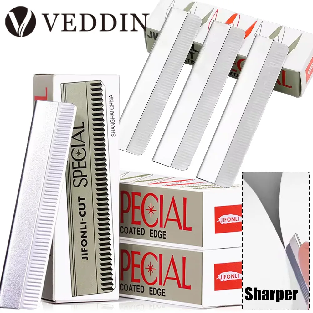 100/10pcs Eyebrow Trimmer Eyebrow Shaping Knives Stainless Steel Hair Razor Remover for Eyebrows Face Shaver Hair Removal Knife