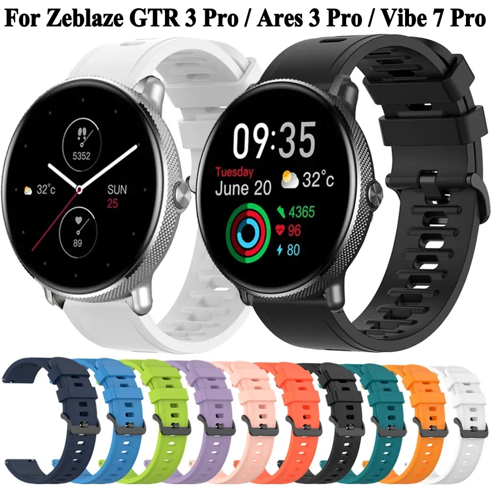 Ремешок для Zeblaze GTR 3 Pro / Vibe 7 Pro Lite 22 мм, ремешок для часов, браслет для Zeblaze Ares 3 Pro Stratos 3 2, сменный браслет