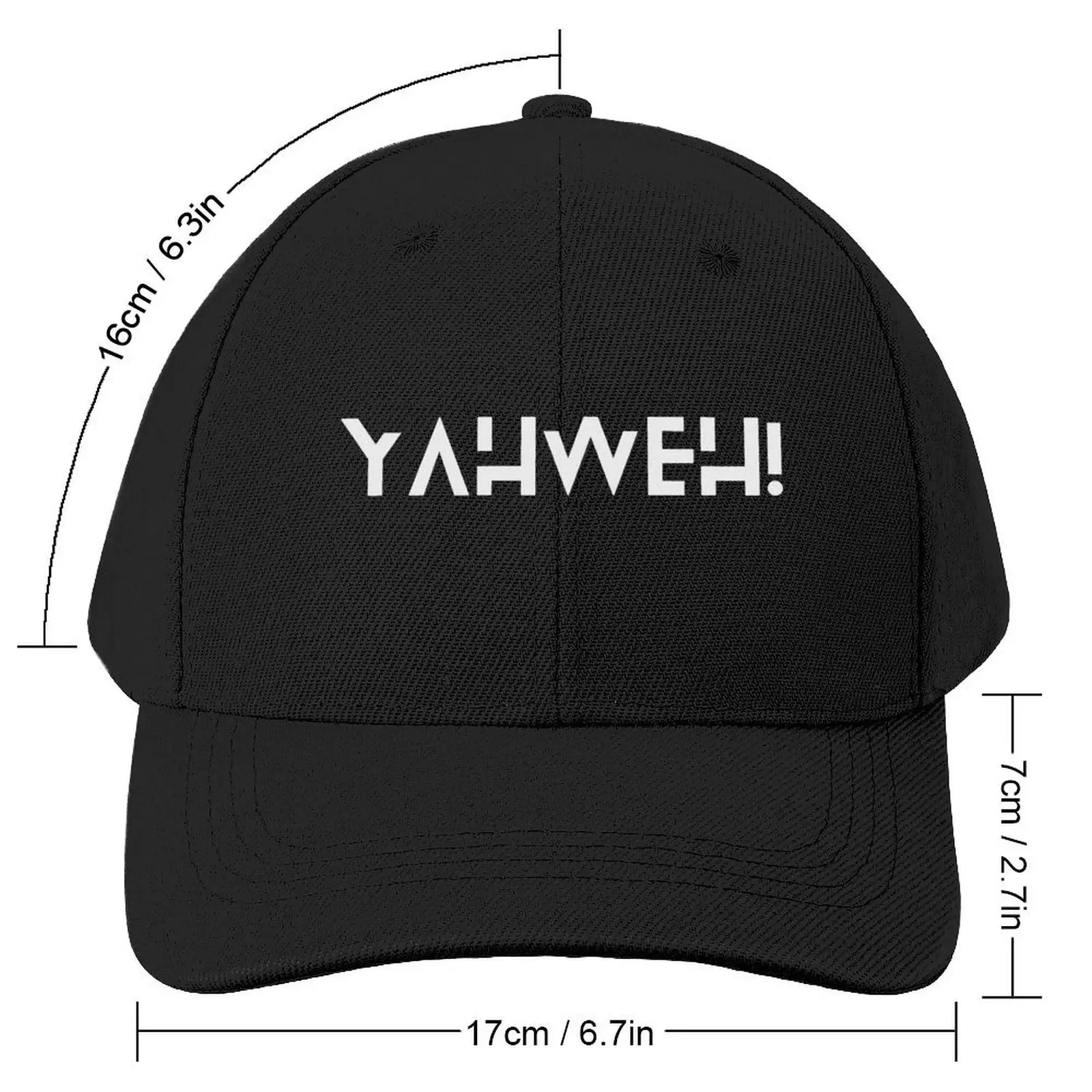 Yahweh! (Dark Background) Baseball Cap Golf Hat Man Hip Hop custom Hat Women's 2024 Men's