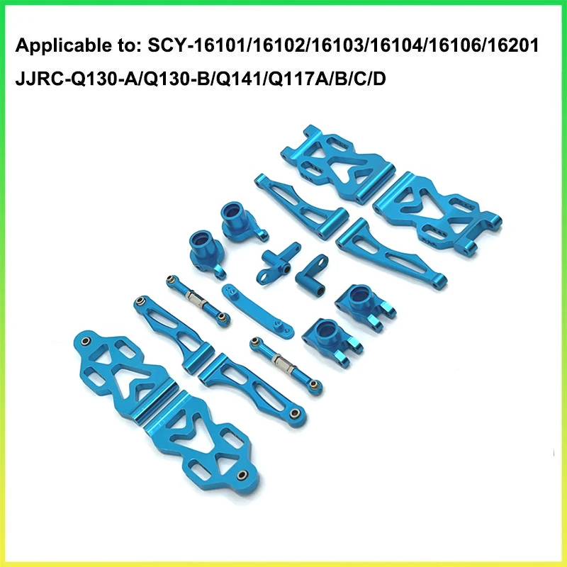 SCY 16101 16102 16103 16201 16101 Pro RC Auto 1:16 Blu Pezzi di ricambio in metallo aggiornati Modello 4WD/Pezzi di ricambio originali 6312 6313 6314