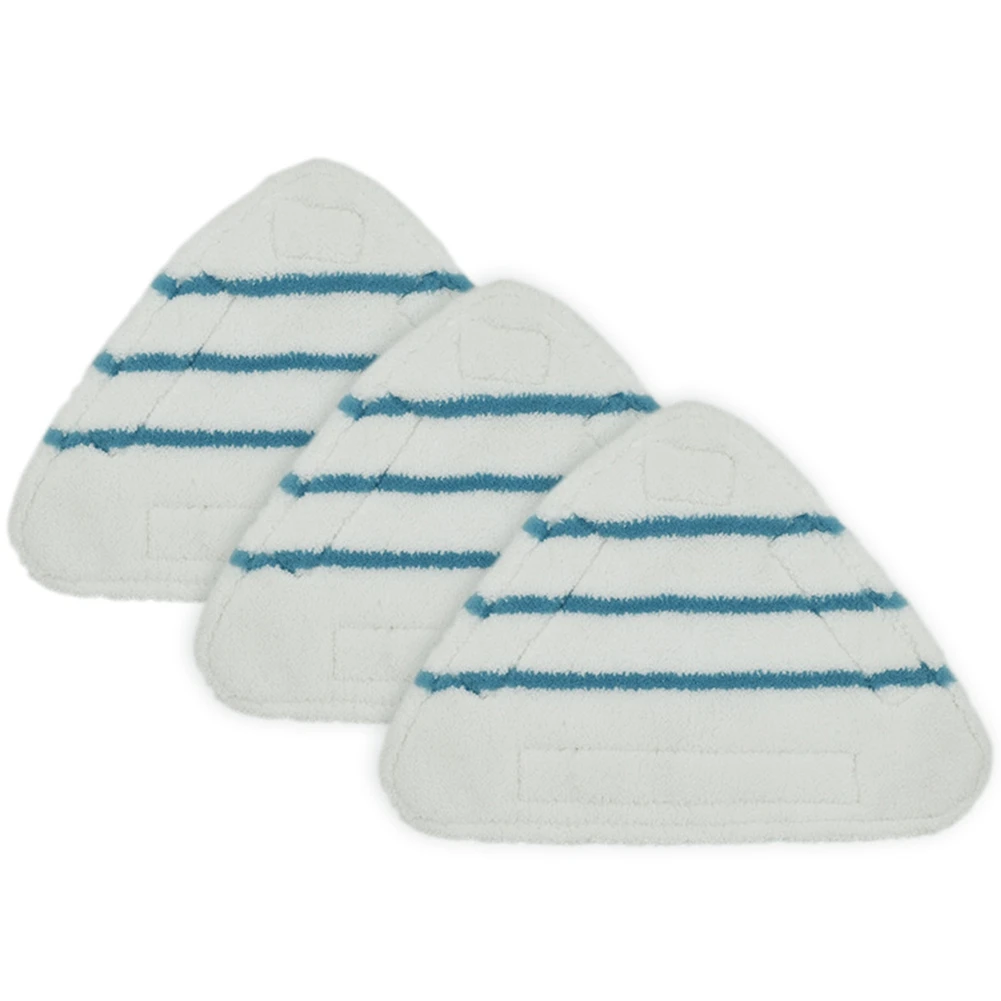 

3Pcs Steam Mop Replacement Pads Triangle Washable Cloth Cleaning Floor Microfiber Mop Head Pad Steam Mop Fittings