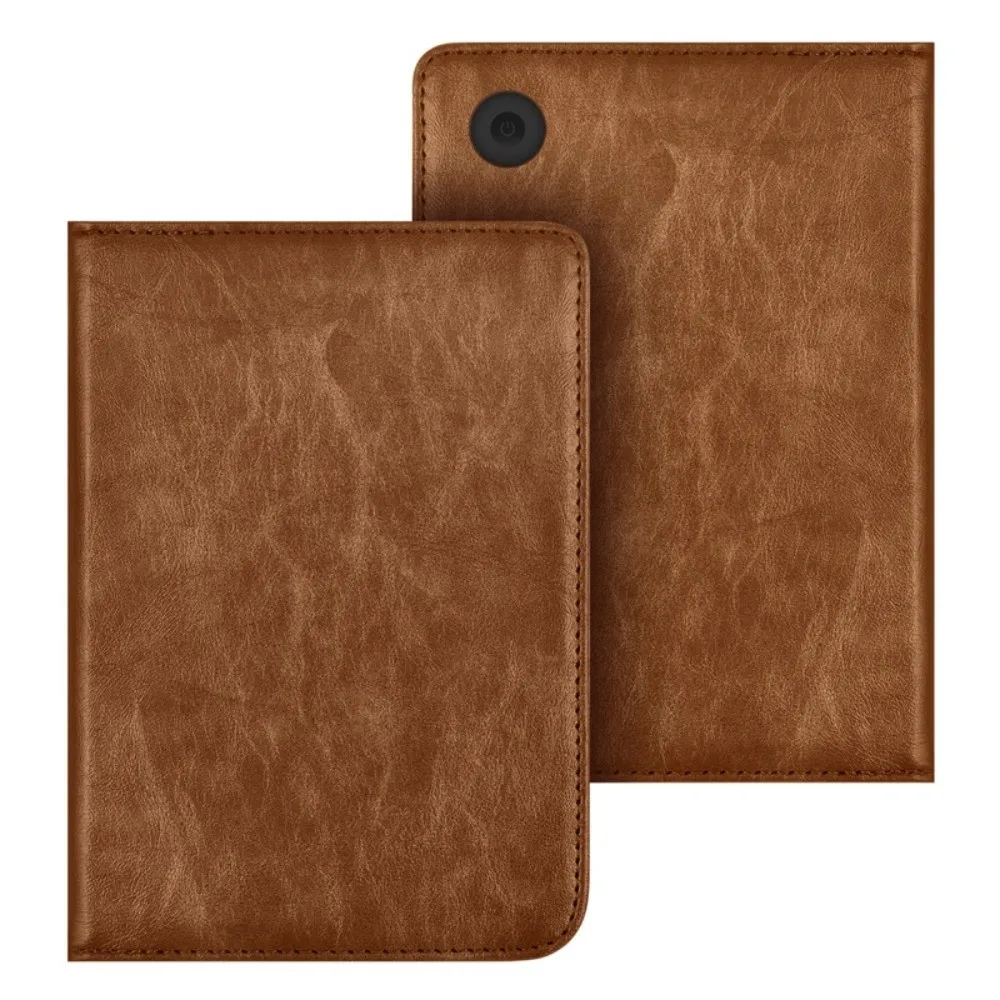 Stand Function E-Reader Case Hand Strap Magnetic Closure Folio Stand Case Card Slot Precise Fit for Kobo Clara Color/2E/BW