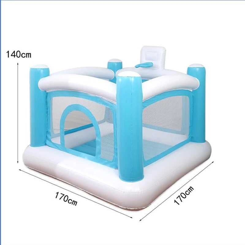 

Fast ship to door Inflatable Jumping House Bounce House Birthday Gift Children's Mini Inflatable Castle Built-in air pump