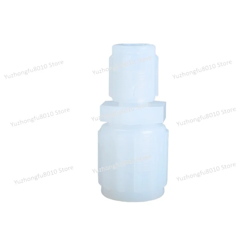PFA straight-through variable diameter joint pfa pipe flaring bead wear-resistant pfa variable diameter joint