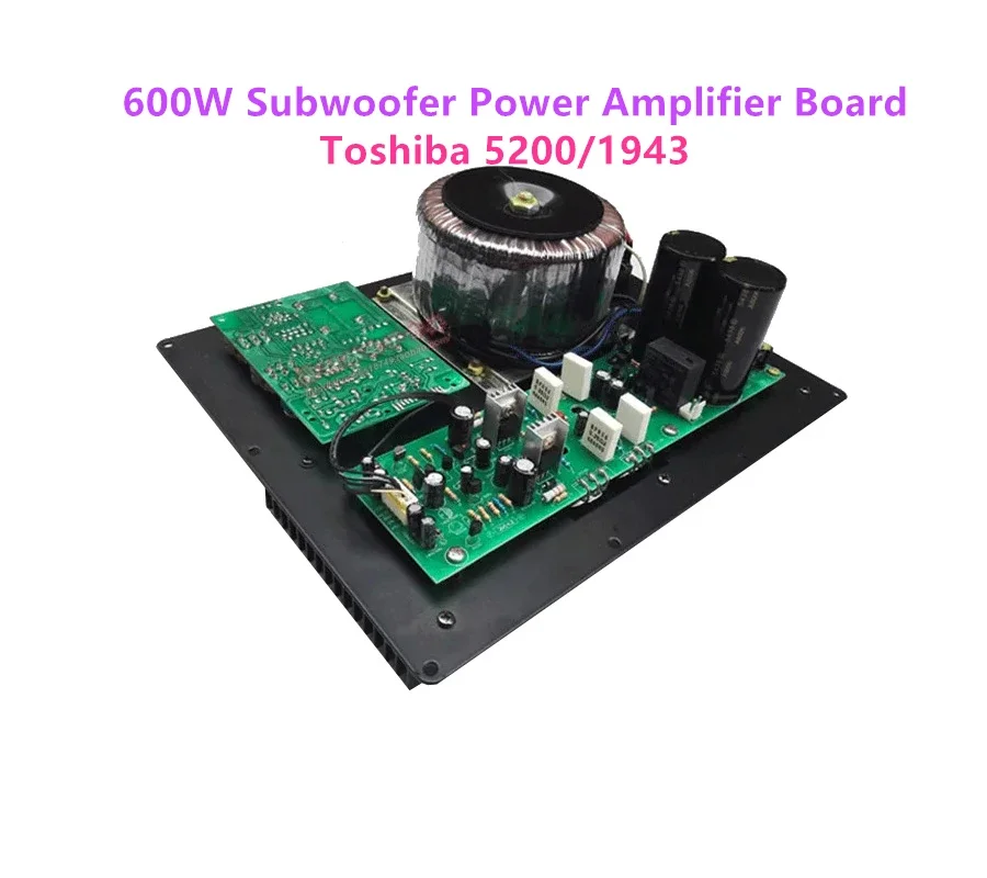 

600W Subwoofer Power Amplifier Board,High Power Amplifier Integrated Board, Home Theater Pure Bass /Toshiba 5200/1943,Good voice