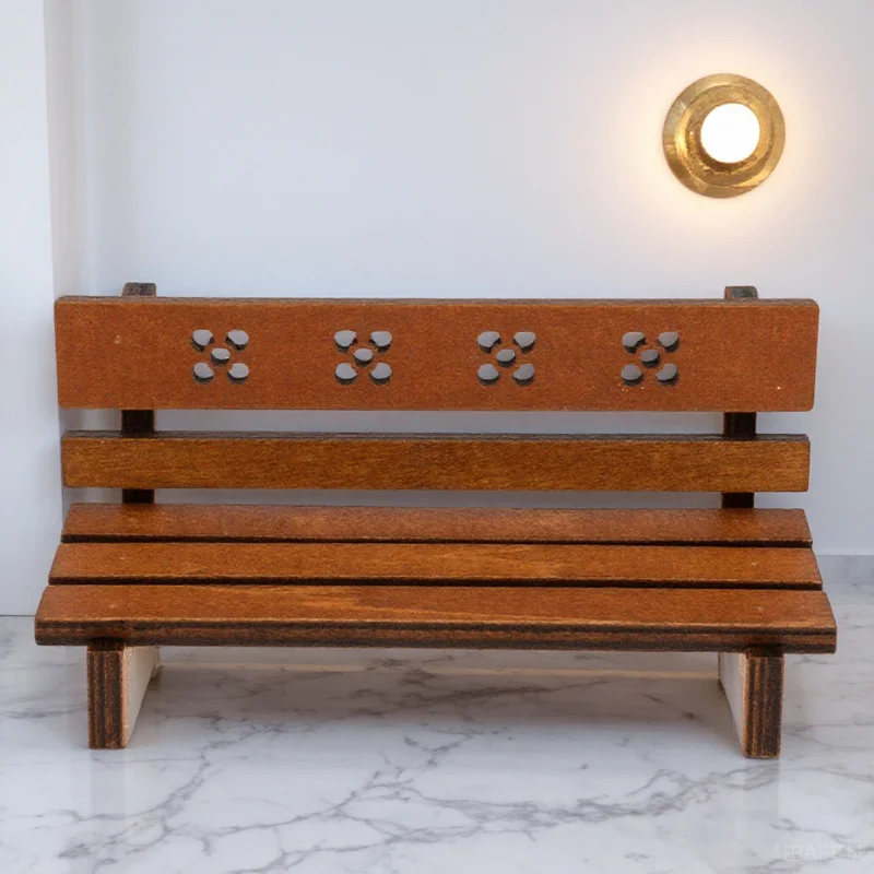 

Miniature Park Wooden For Small House Accessories Micro Landscape Decor Garden Accessories Small House Ornament