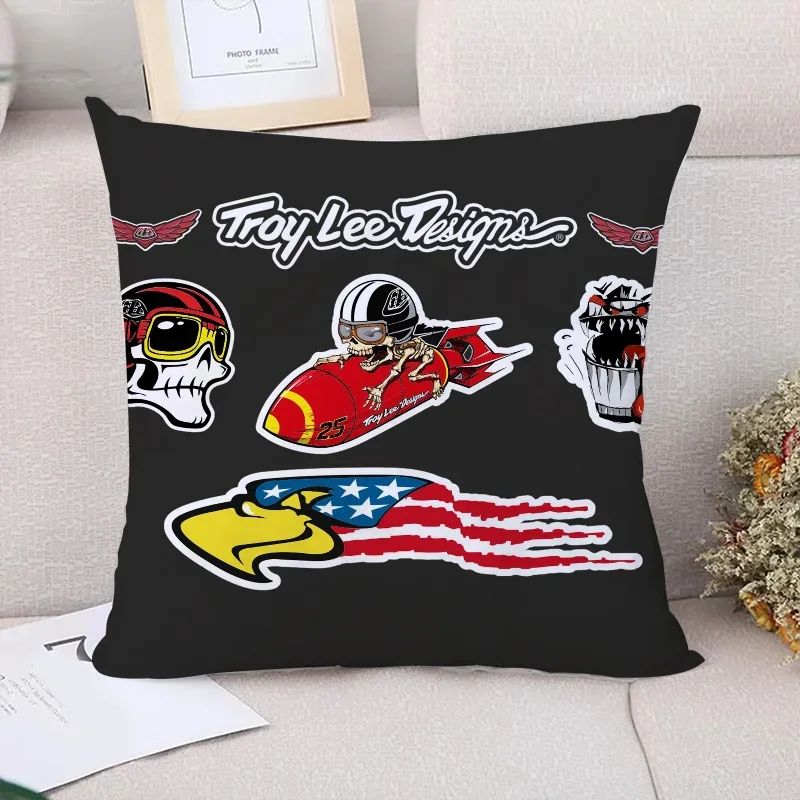 Decorative Pillow Covers for Sofa Troy Lee Designs Pillowcase 40x40 Cushion Cover 45x45 Pilow Cases Car Decoration Fall Decor