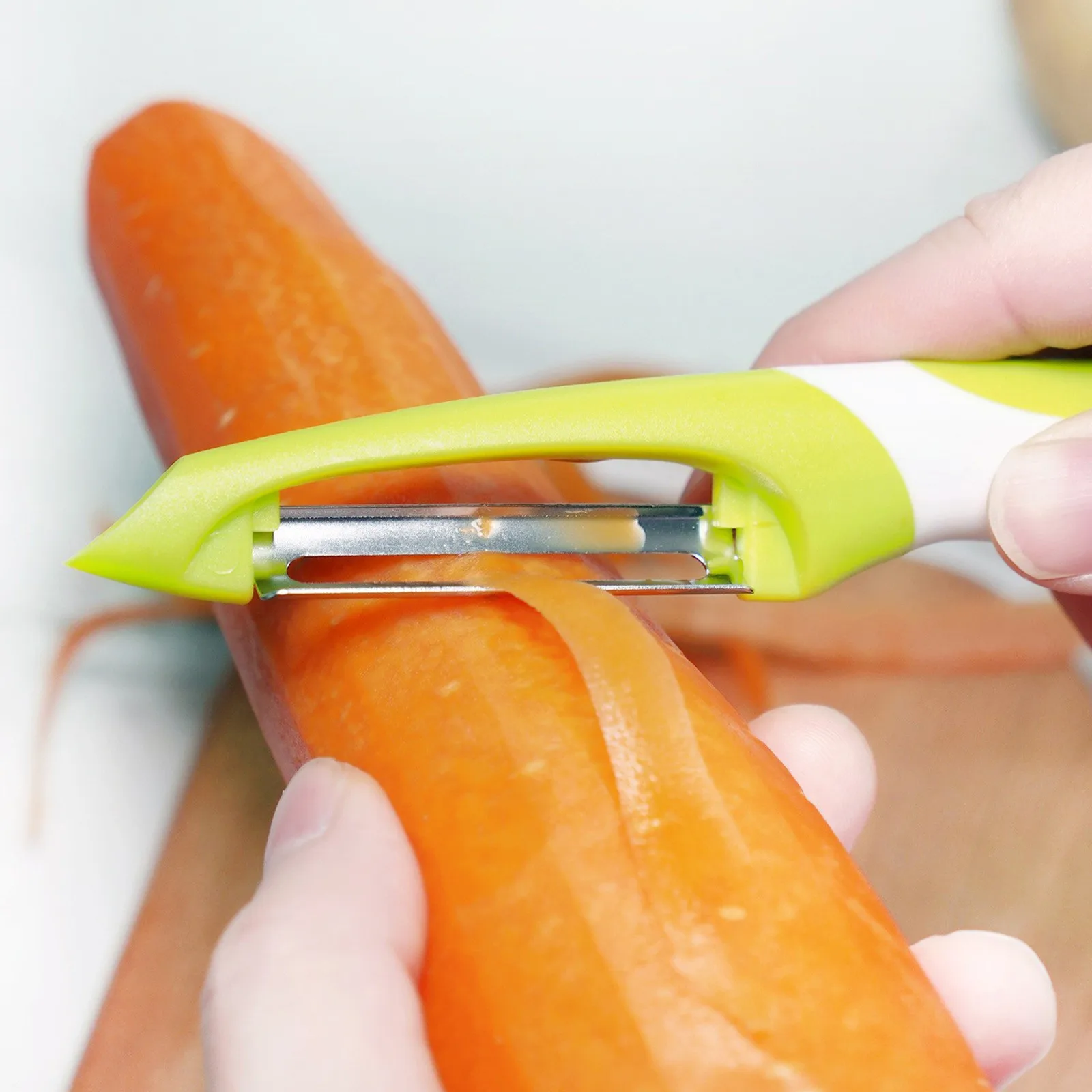 Raspador de almacenamiento multifuncional, pelador con tubo de almacenamiento, pelador para productos, pelador doméstico, cortador afilado, regaliz semillas