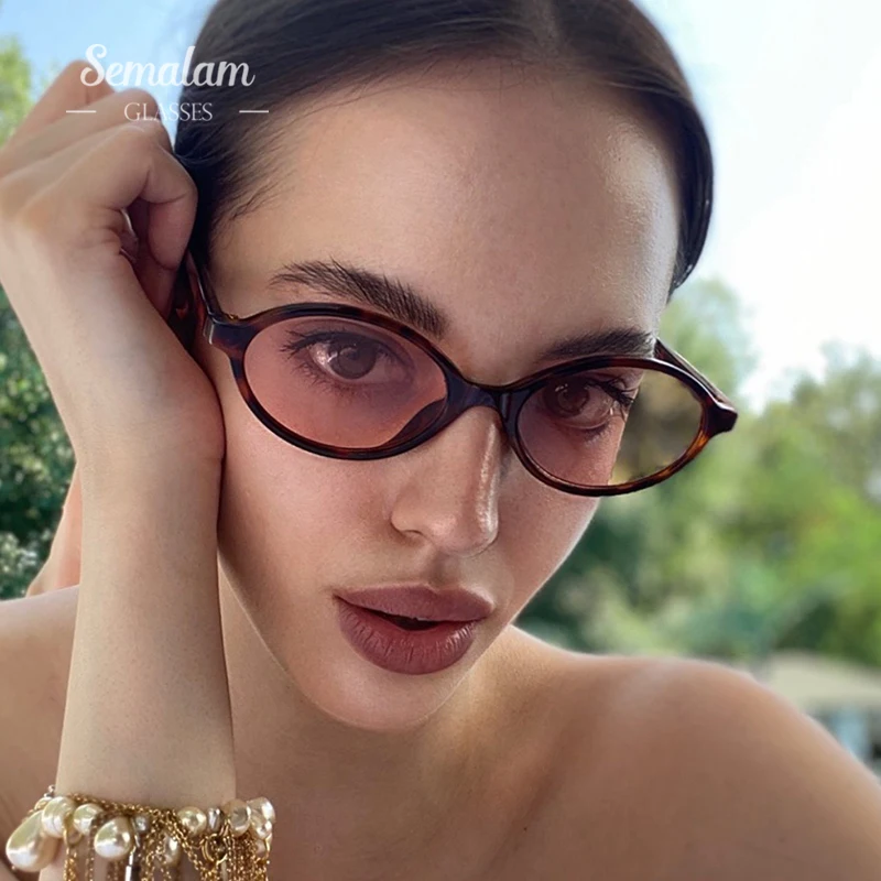 

Сексуальные маленькие овальные леопардовые солнцезащитные очки женские милые Ins без макияжа простые очки в оправе мужские очки милые декоративные компьютерные очки