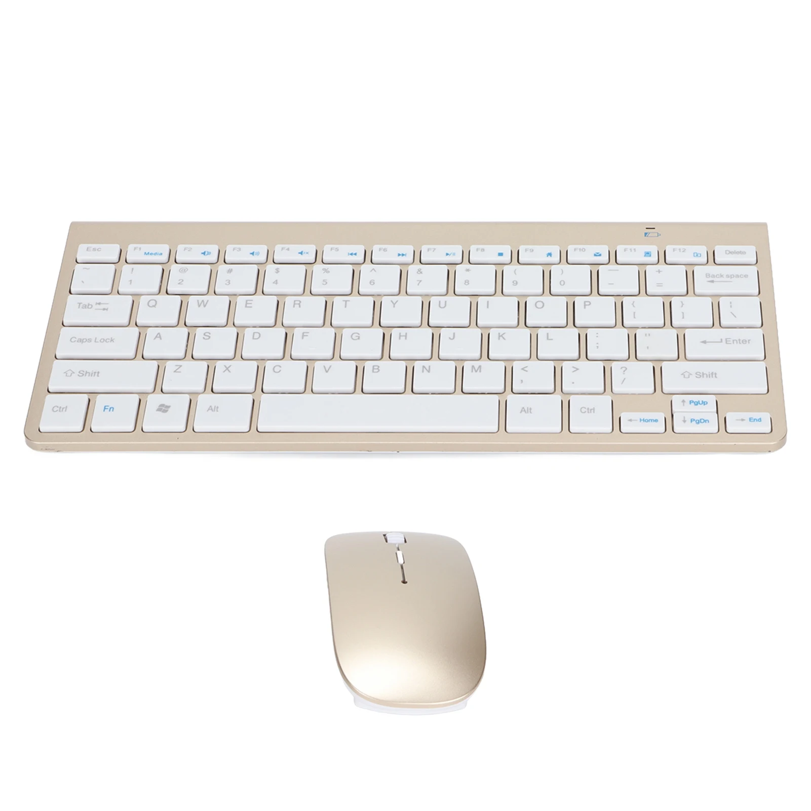 

Universal Keyboard Mouse Combo Wireless 2.4G USB Ultraslim Portable Ergonomic Wearproof Keyboard and Mouse for Notebook Computer