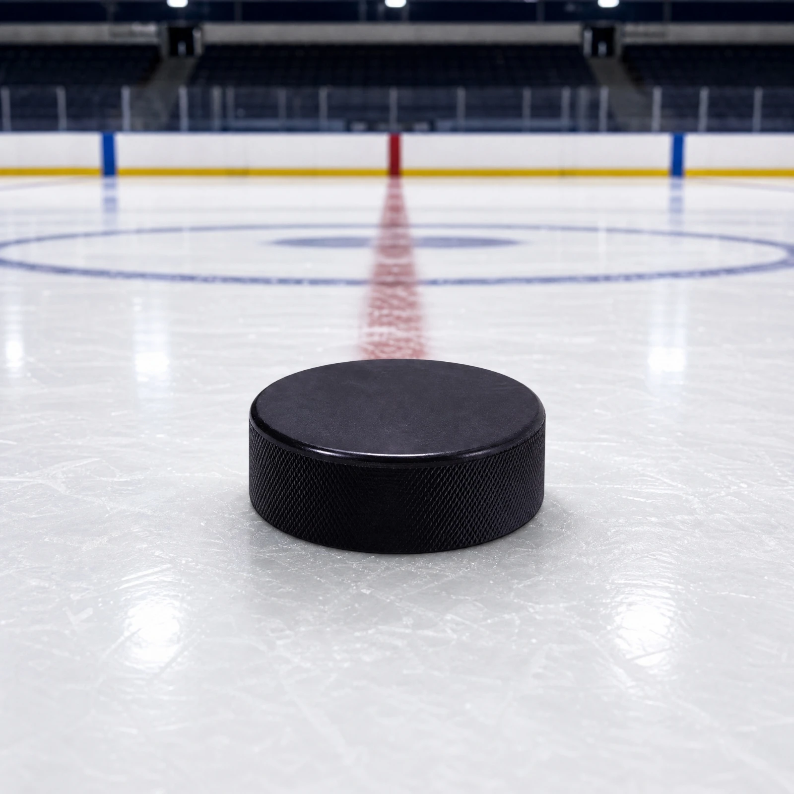 Ice Hockey Puck 1 Inch Thickness Rubber Hockey Puck Sports Equipment Black Long-Lasting for Competitive Play