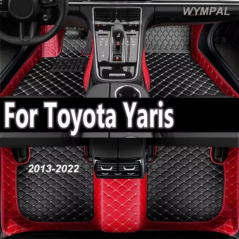 Car Floor Mats For Toyota Yaris 2013 2014 2015 2016 2017 2018 2019 2020 2021 2022 Car Accessories