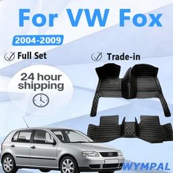 Customized Artificial Leather Car Floor Mat For VW Fox 2004 2005 2006 2007 2008 2009 Protect Your Vehicle's Interior Accessory