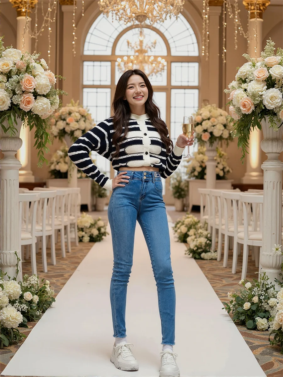 

Skinny Slim Blue Jeans Womens Soft Touch Casual Fashion Denim Female Pants Lady Vintage Style Streetwear Comfortable Spring