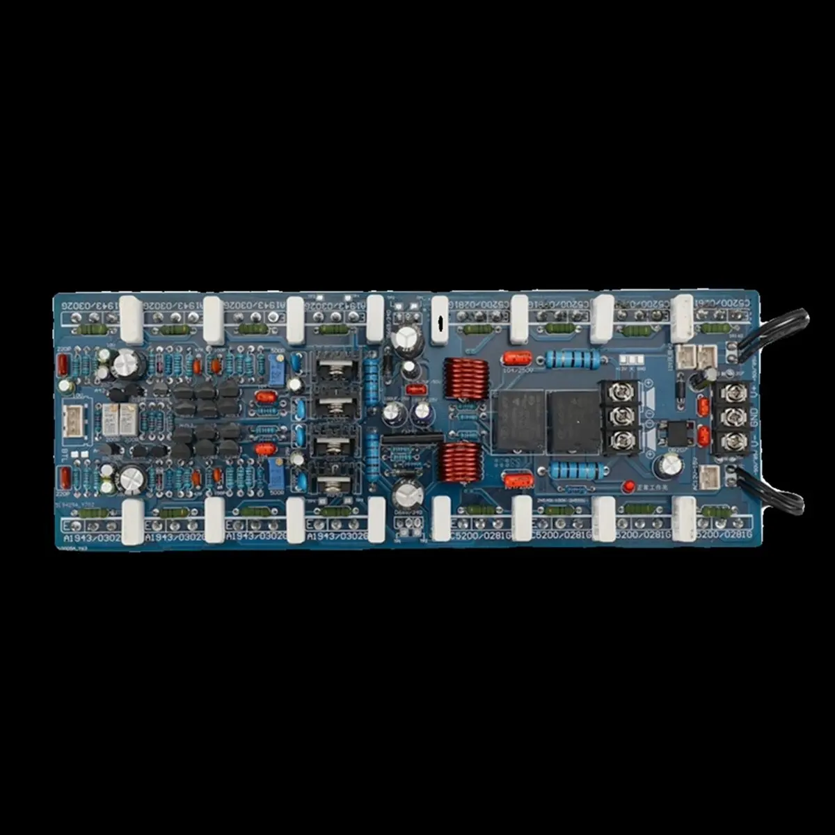 SCLS AB400 Dual Channel Amplifier Board 400W X2, TA1943/TTC5200 2.0 High Hifi Power Amplifier for Passive Speaker