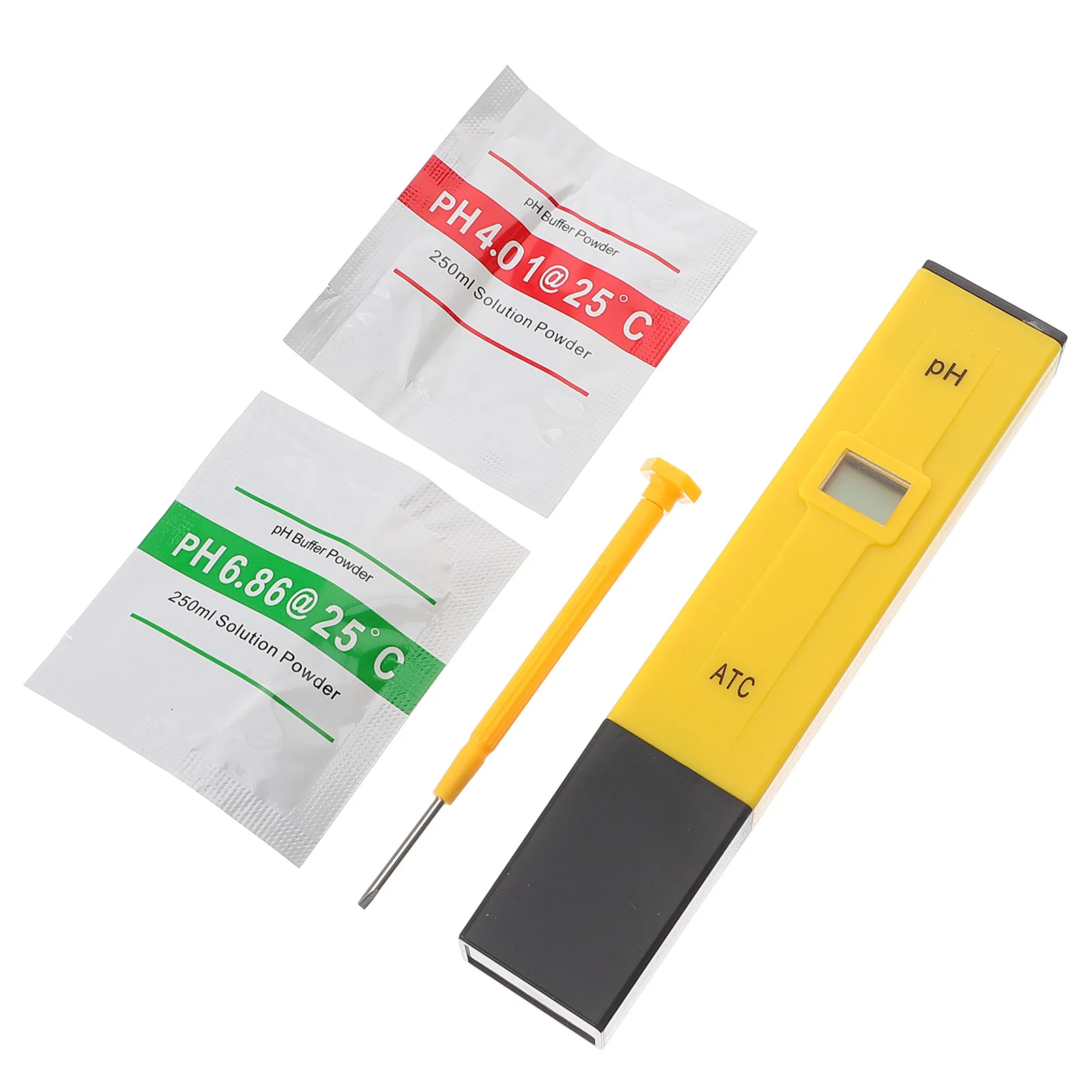 1 Set Meter Atc Temperature Compensation 0.1 Precision Portable Digital Ph Testing Tool Ph Calibration Buffer Powder Included - Image 2