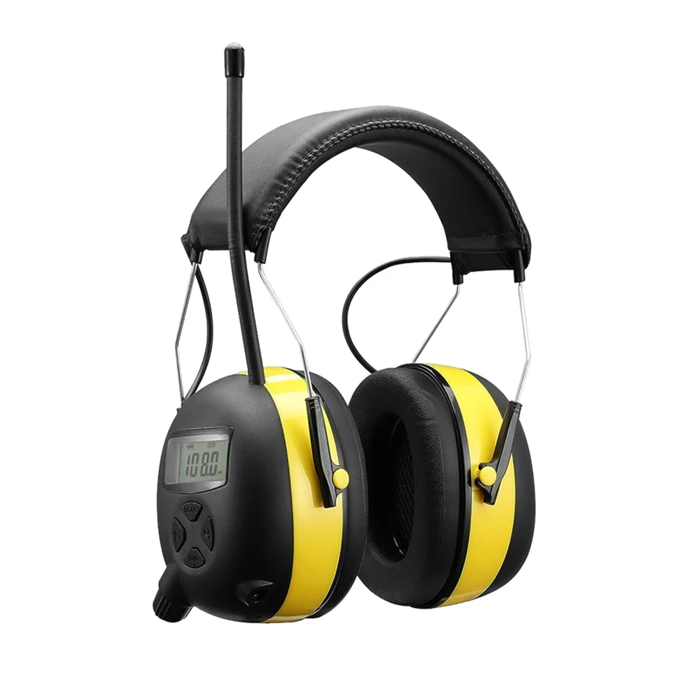 Am/Fm Radio Hearing Protector Noise Reduction Safety EarMuff 30dB Noise Cancelling Ear Protection for Working,Shooting