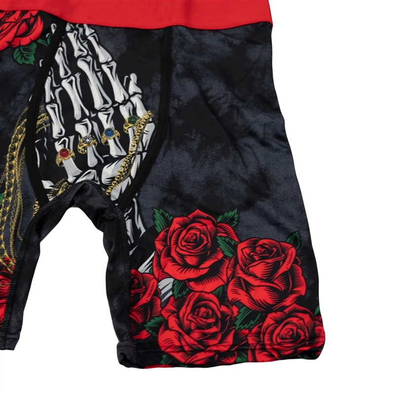 5 ชิ้นแฟชั่นพิมพ์ผู้ชายชุดชั้นในนักมวยกางเกงชั้นในชายชุดชั้นในชายกางเกงนักมวยกางเกง Plus ขนาด XL-5XL กางเกงบ็อกเซอร์ชาย