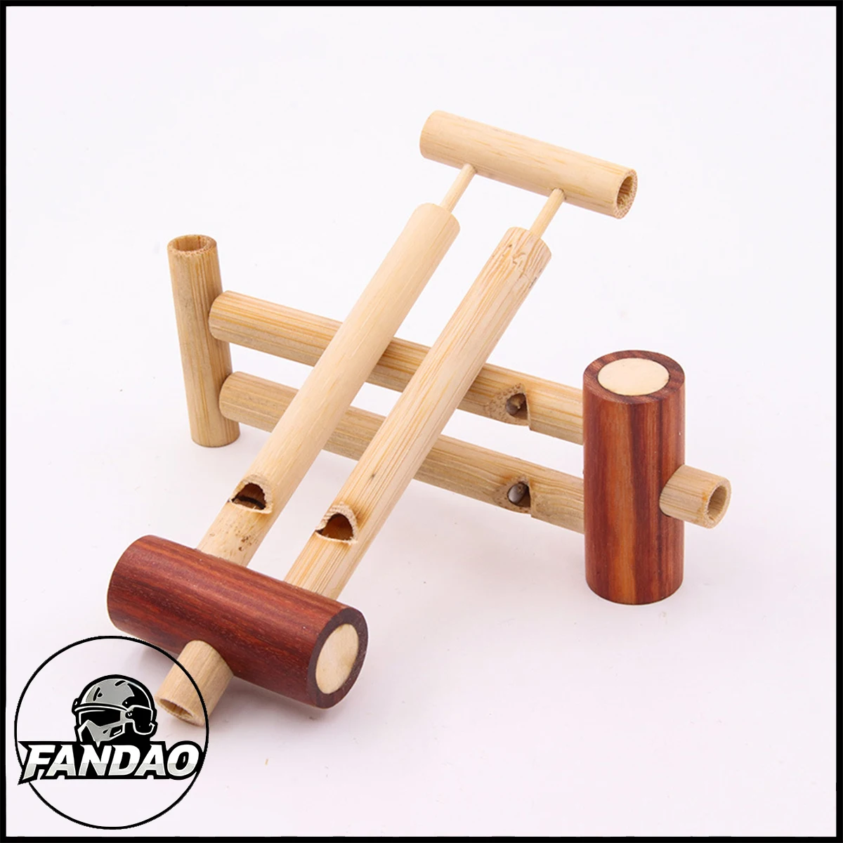 

Handmade Bamboo Bird Whistle & Flute, Single/Double Hand-Pulled Row Lark Bird Call Simulate Bird Sounds Scenic Spot Souvenirs