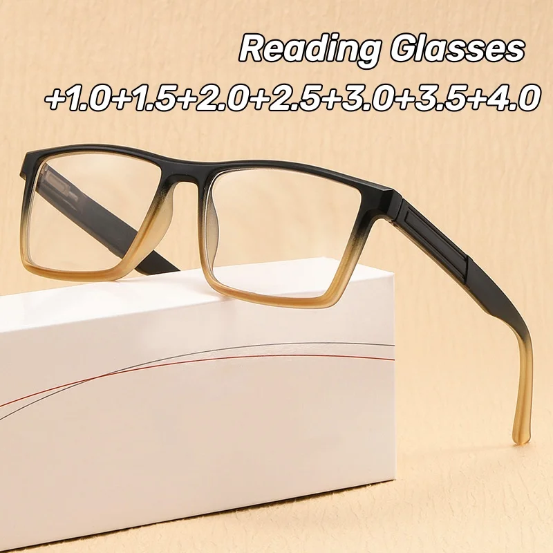 المرأة INS نمط الرجعية إطار مربع الضوء الأزرق حجب نظارات للقراءة مع زائد الديوبتر أنيق الرجال طول النظر الشيخوخي نظارات
