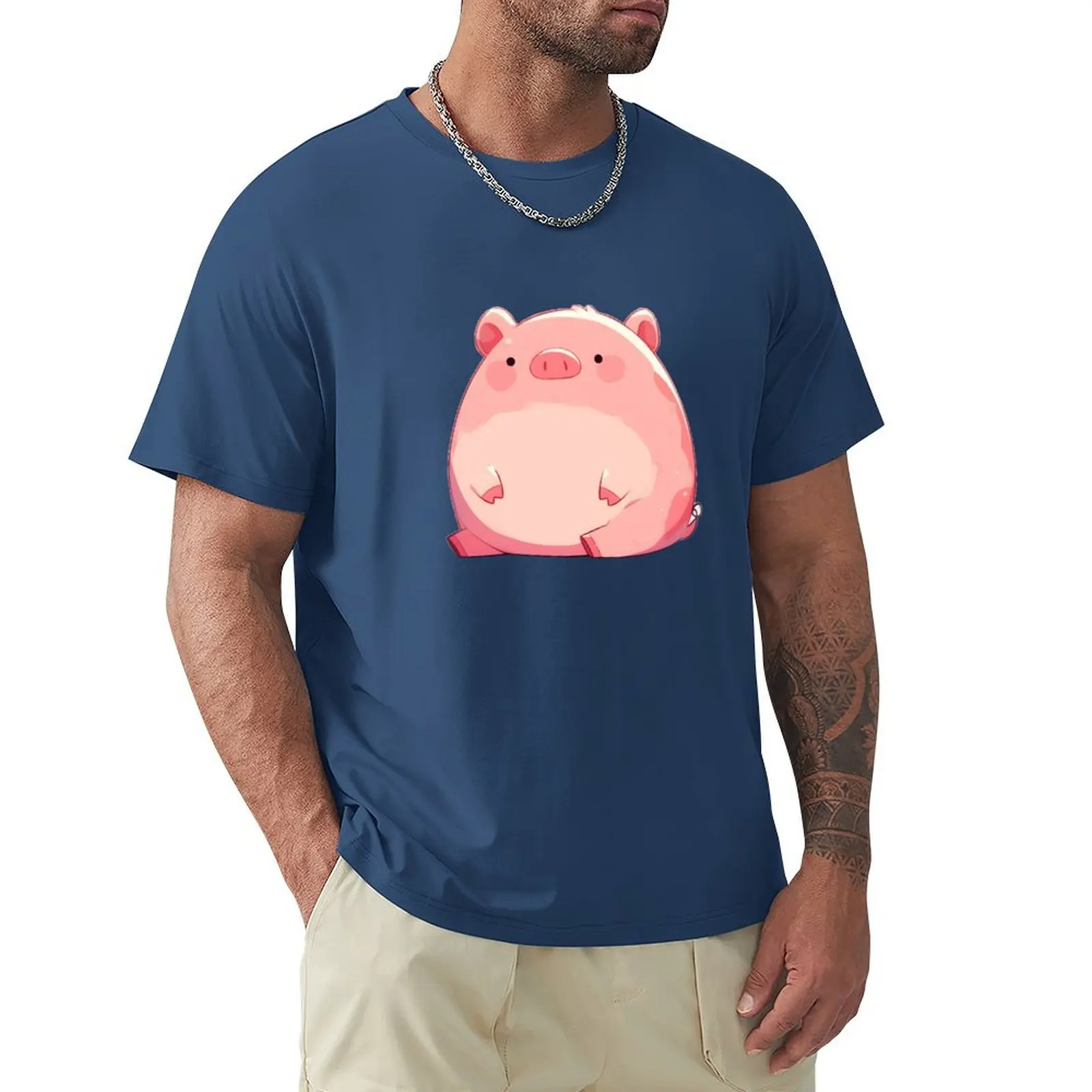 

Cute Piggy T-shirt Blouse new edition Men's t-shirts