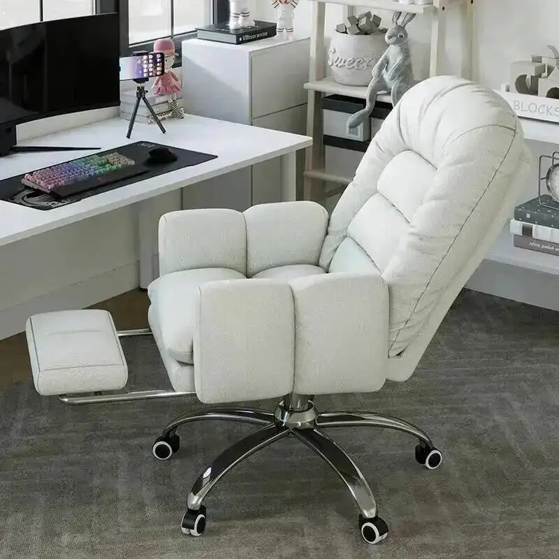 Lounges Office White Kawaii Chairs Gaming Reclining Individual Luxury Executive Chair Gamer Cadeira Silla Bureaustoel Furniture