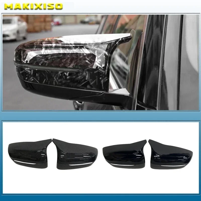 

Крышки боковых зеркал заднего вида для BMW 4 5 7 8 серии G11 G12 G14 G15 G16 G22 G23 G24 G30 G31 G38 ABS Глянцевый черный