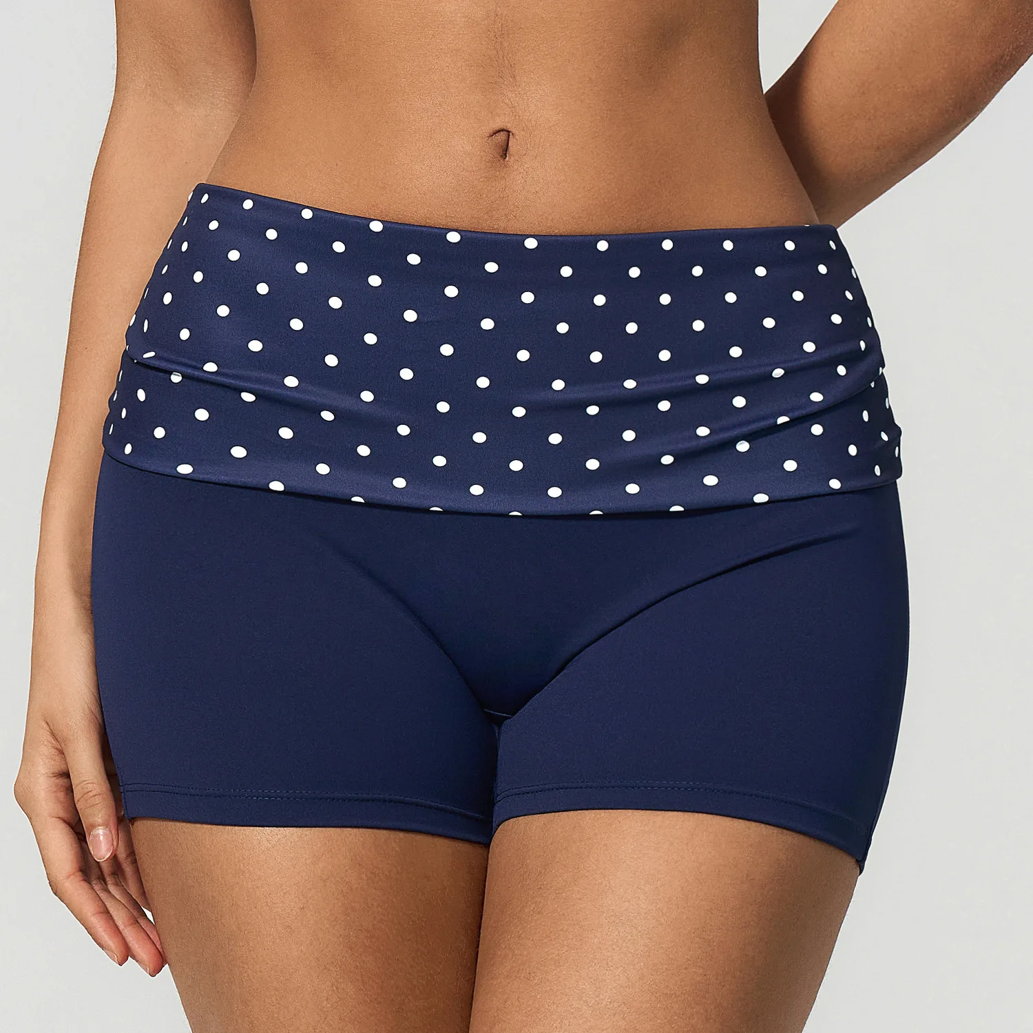 Fold Over Waist Yoga Sports Short Women Yoga Short Breathable Fitness Tight Women Yoga Legging Shorts Cycling Athletic Gym Short