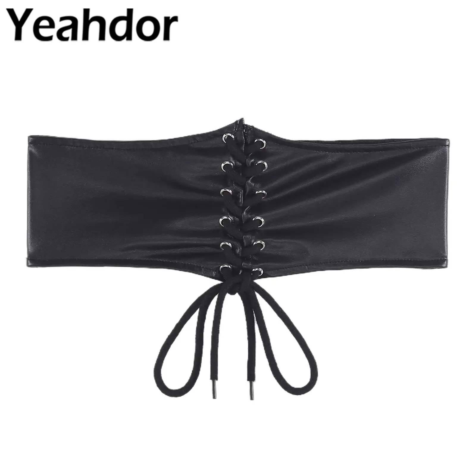 Costume da rinascimentale vittoriano medievale per bambina, cintura in pelle PU, corsetto, cintura decorativa per accessorio di abbigliamento